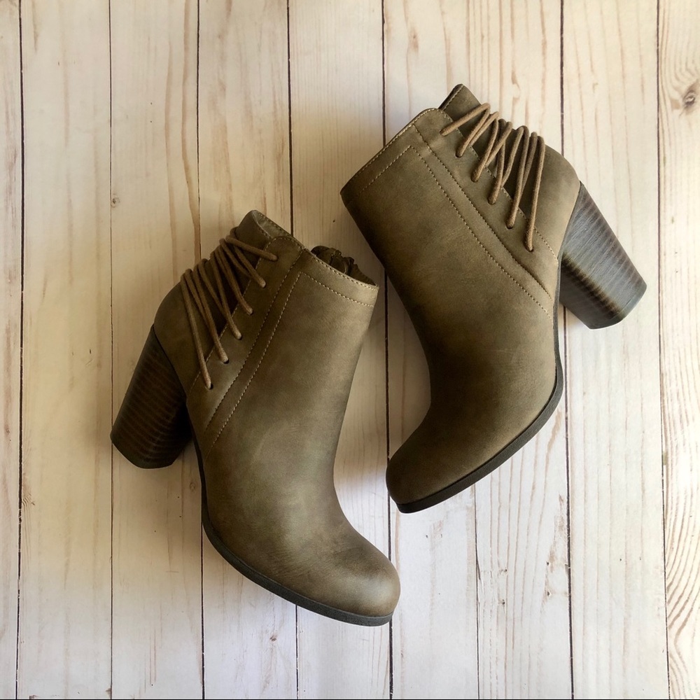 Madden Girl leather booties